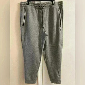Spyder active men’s grey joggers zip up pockets stretch quick dry. XL. NWT